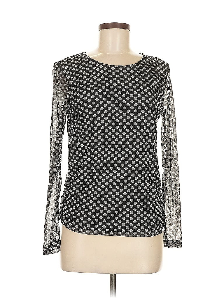 Click to view more detailed imagery on our partner's website Pre-owned Chico's Long Sleeve T-shirt In Black