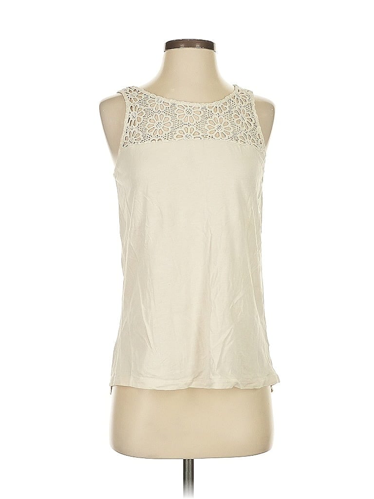 Pre-owned Gap Outlet Sleeveless T-shirt In White