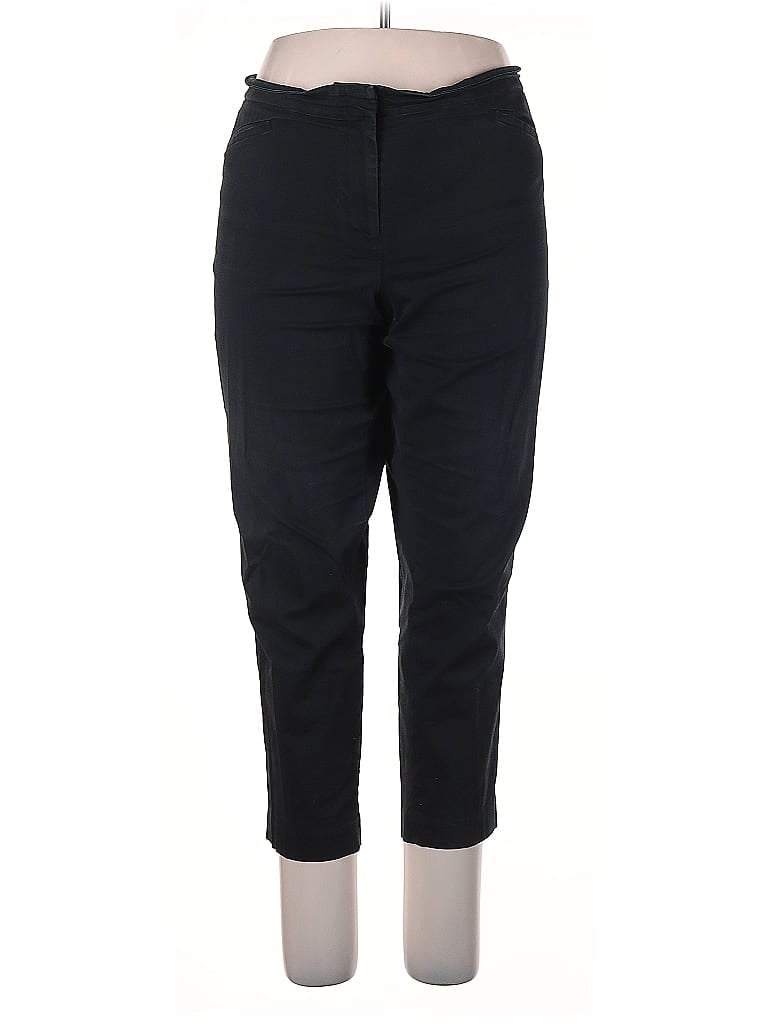 Pre-owned Jjill Casual Pants In Black