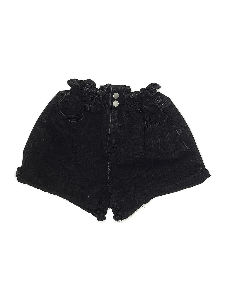 Pre-owned Polly Denim Shorts In Black