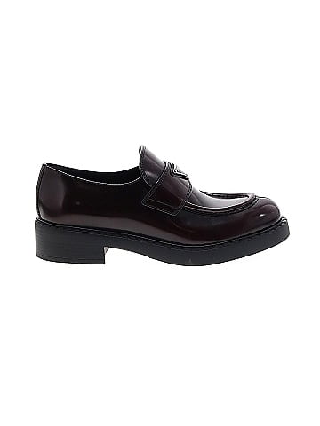 Prada Spazzolato Logo Loafers (view 1)