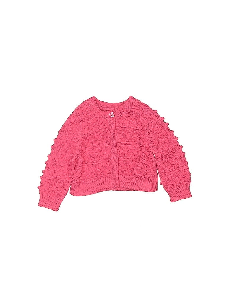 Pre-owned Baby Gap Babies' Cardigan Sweater In Pink