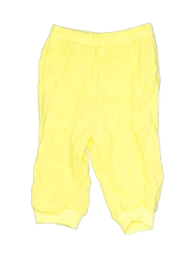 Pre-owned Le Top Baby Babies' Casual Pants Yellow Bottoms