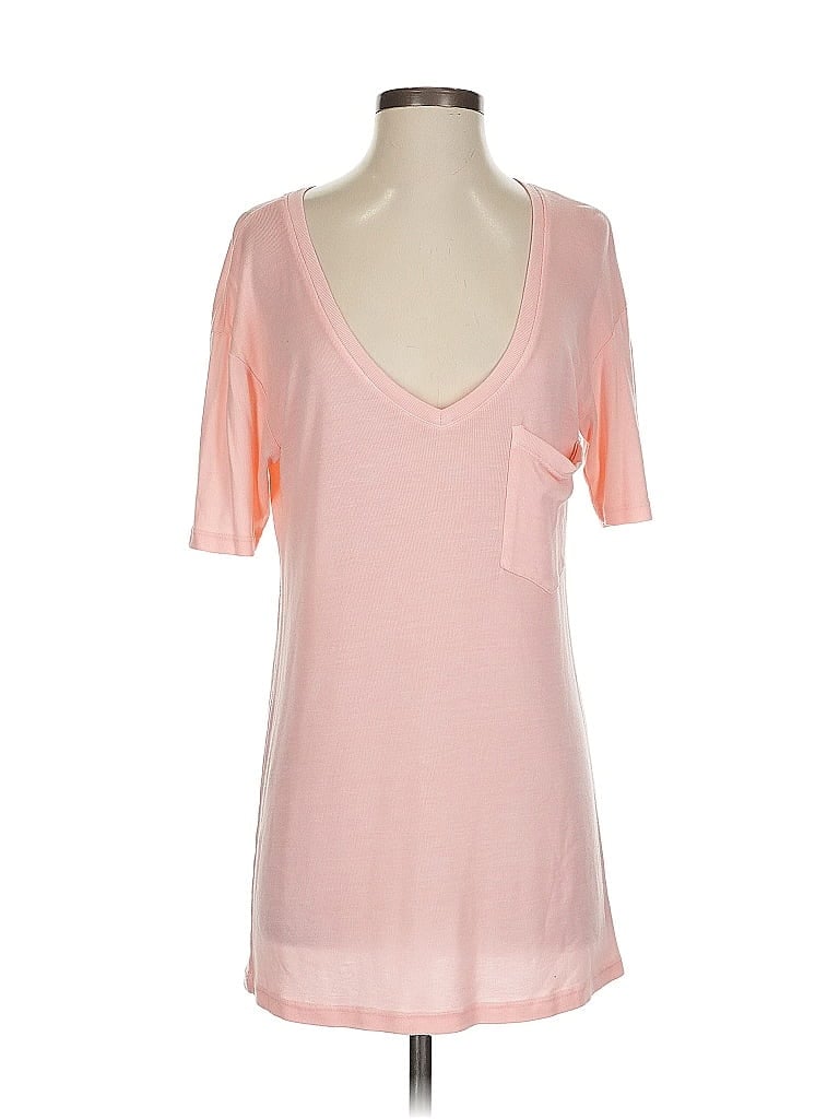 Pre-owned Go Couture Short Sleeve T-shirt In Pink