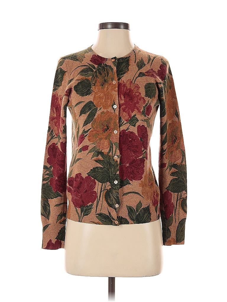 Cardigan à Capuche Neiman Marcus 100% Cachemire Rayé Multicolore - Taille XL, Occasion