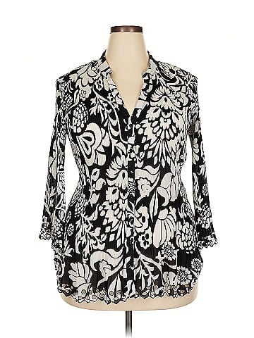 Belissimo 3/4 Sleeve Blouse (view 1)