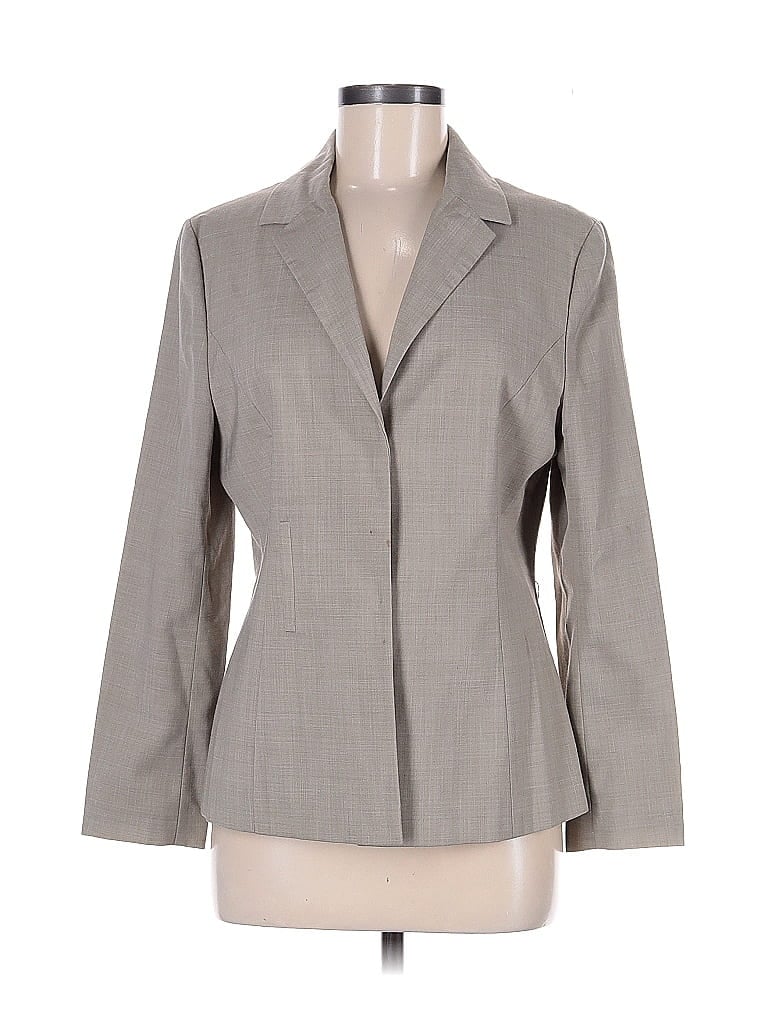 Pre-owned Assorted Brands Blazer Jacket In Brown