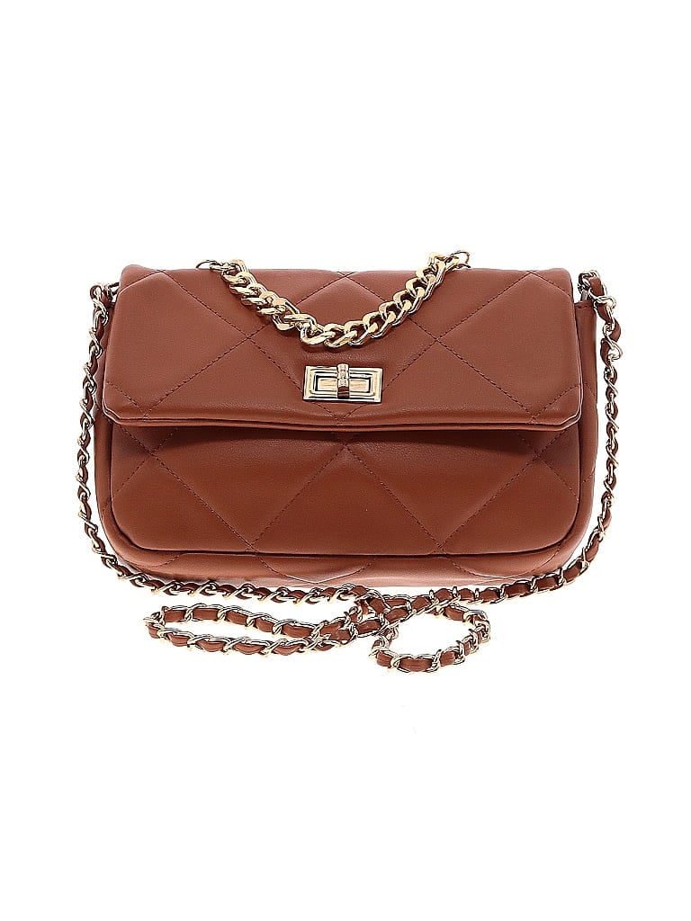 Urban Expressions Solid Brown Satchel One size - photo 1
