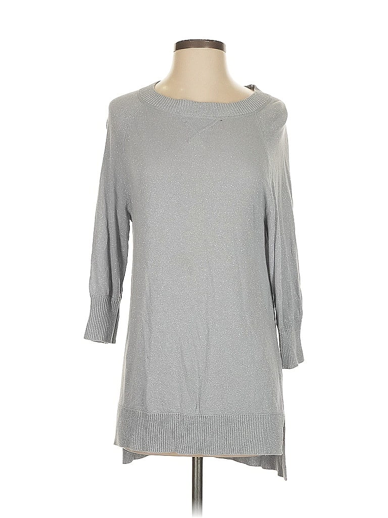 Pre-owned Ellen Tracy Pullover Sweater In Gray