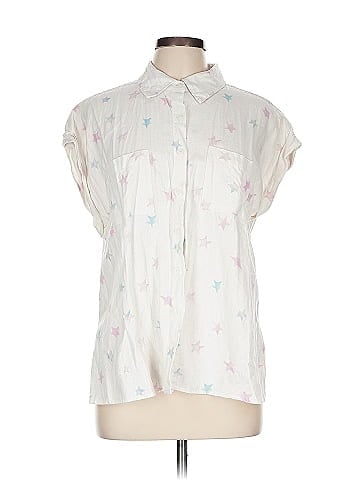 G by Giuliana Rancic Short Sleeve Blouse (view 1)