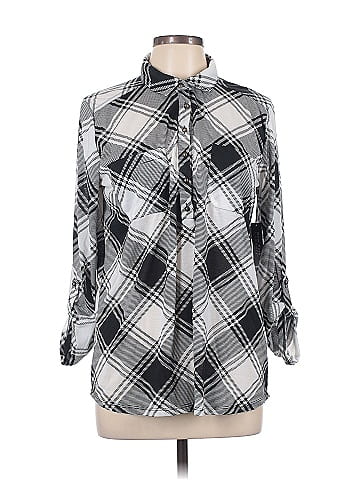New York Laundry 3/4 Sleeve Blouse (view 1)