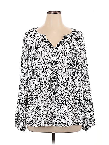 Foxcroft Long Sleeve Blouse (view 1)