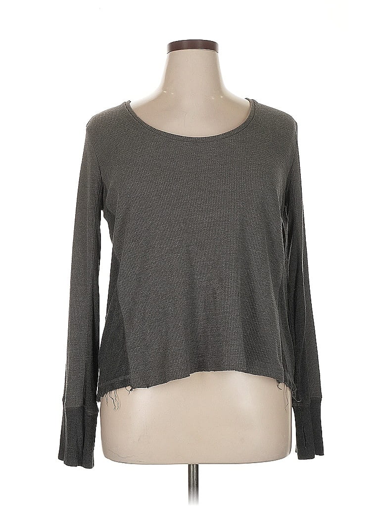 Pre-owned 41hawthorn Long Sleeve T-shirt In Gray