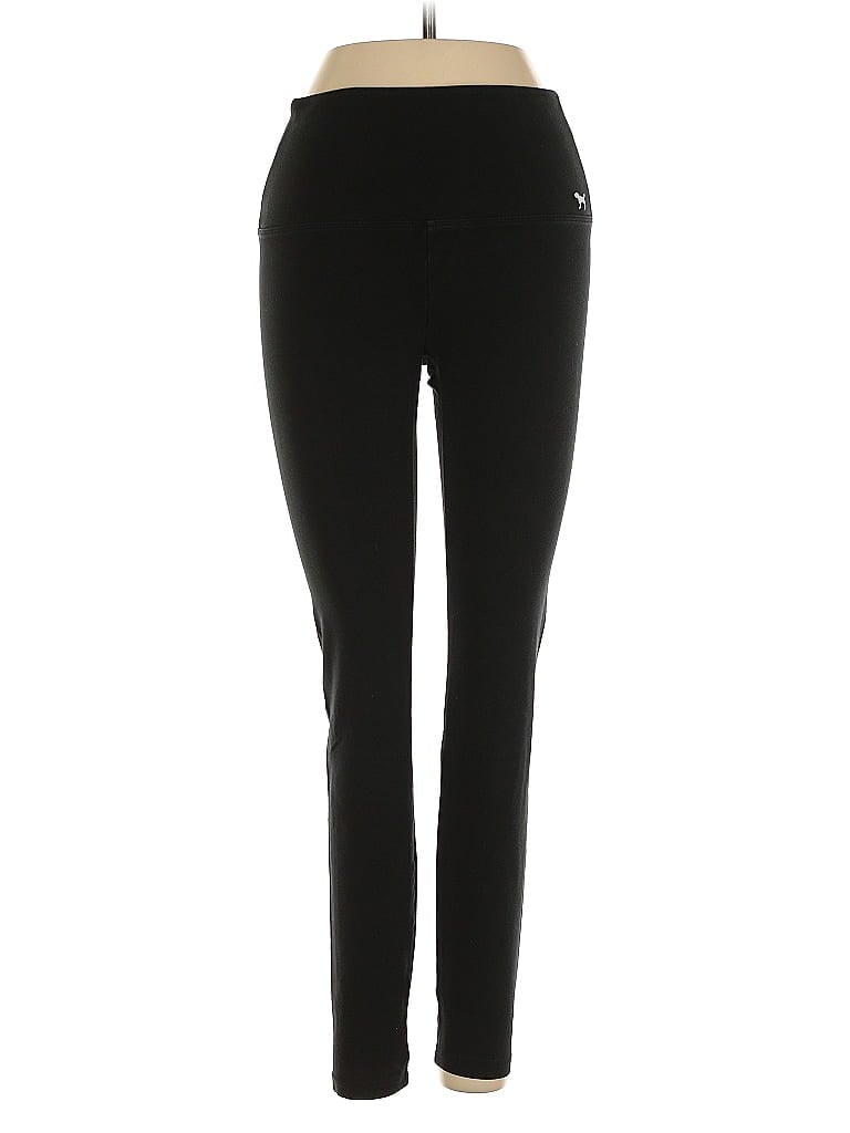 Pre-owned Victoria's Secret Pink Active Pants In Black