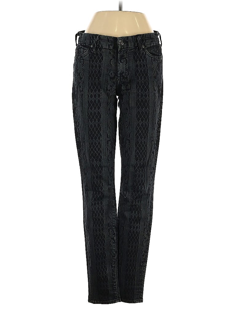 Pre-owned 7 For All Mankind Jeans In Black