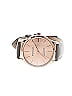 Monroe by Maestro 100% Leather Brown Gray Watch One size - photo 1