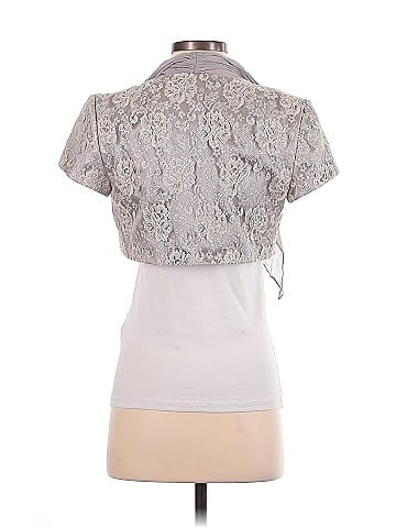 Badgley Mischka Silk Cardigan (view 2)