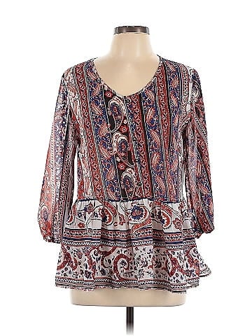 Umgee 3/4 Sleeve Blouse (view 1)