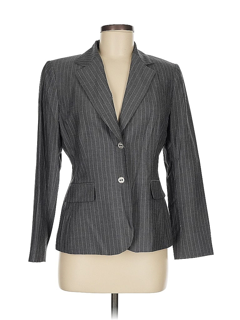 Pre-owned Tahari By Asl Blazer Jacket In Gray