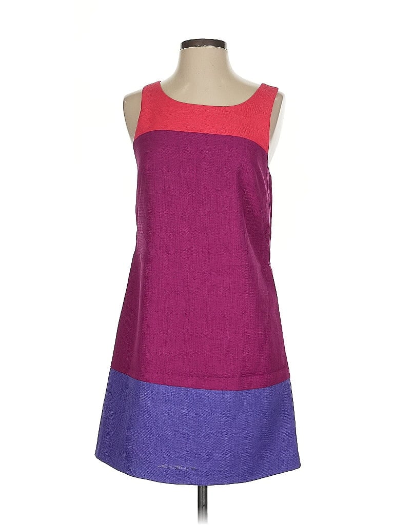 Pre-owned Oleg Cassini Casual Dress In Purple