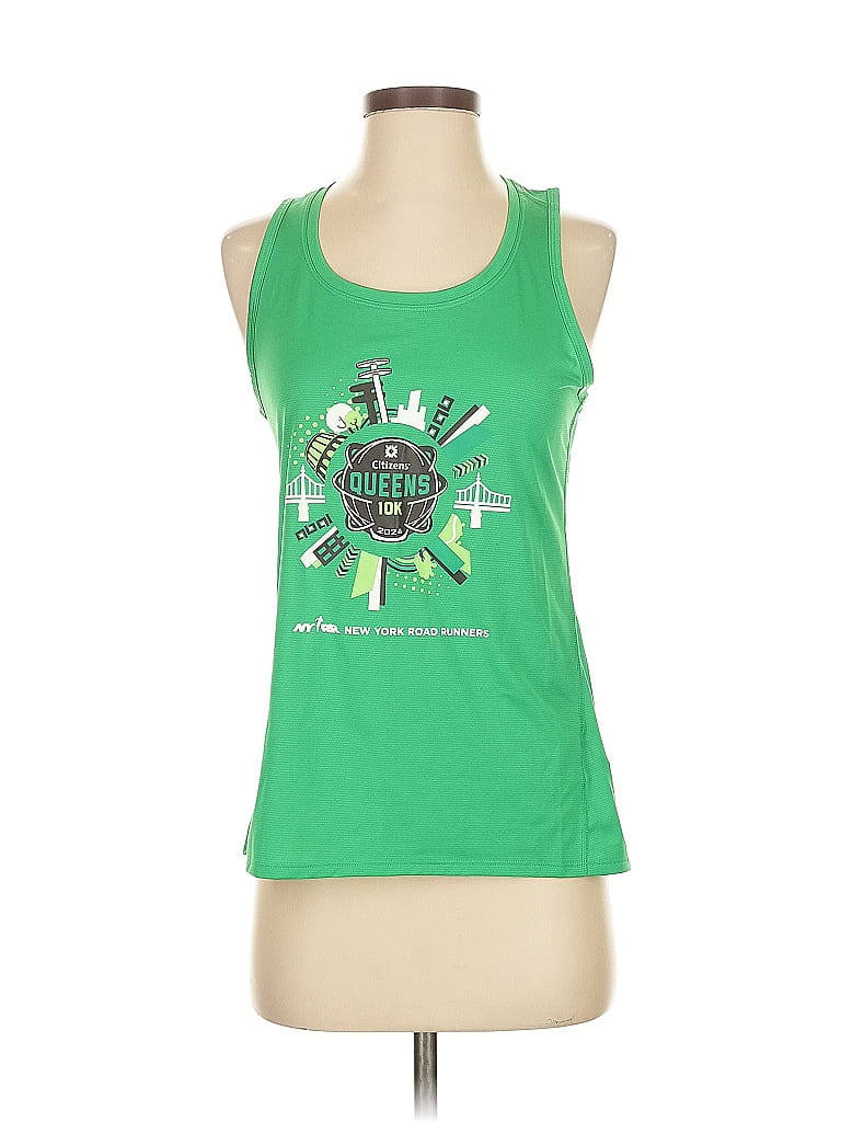 Click to view more detailed imagery on our partner's website Pre-owned New Balance Sleeveless T-shirt In Green