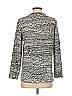 Nic + Zoe 100% Polyester Silver Long Sleeve T-Shirt Size XS - photo 2