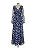 ML Monique Lhuillier 100% Polyester Blue Casual Dress Size 4 - photo 2