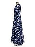 ML Monique Lhuillier 100% Polyester Blue Casual Dress Size 4 - photo 5