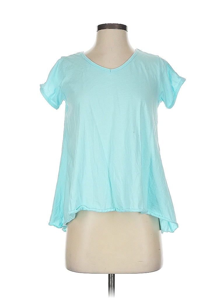 Pre-owned Lulu-b Short Sleeve T-shirt In Blue