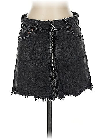 We the Free Denim Skirt (view 1)