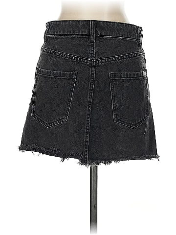 We the Free Denim Skirt (view 2)