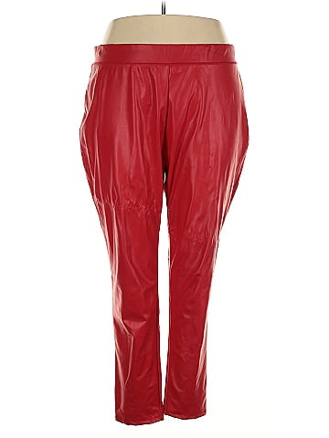 Ashley Stewart Faux Leather Pants (view 1)