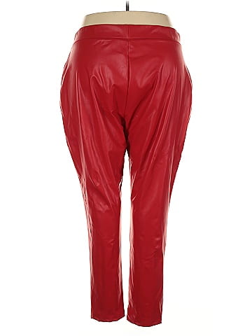 Ashley Stewart Faux Leather Pants (view 2)