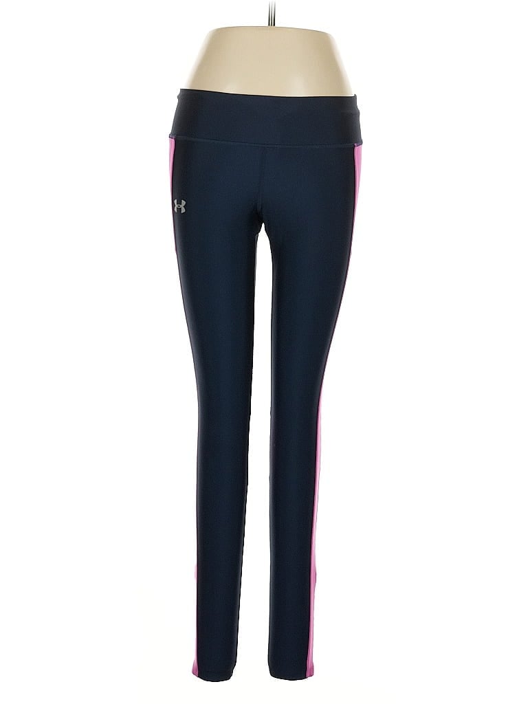 Pre-owned Under Armour Active Pants In Blue