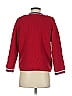Frances Valentine 100% Lambswool Red Wool Cardigan Size S - photo 2