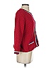 Frances Valentine 100% Lambswool Red Wool Cardigan Size S - photo 3