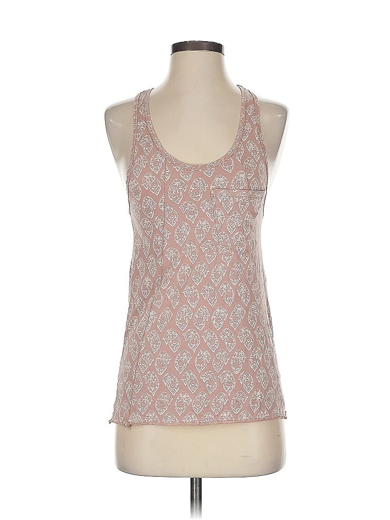 Pre-owned Wilfred Tank Top Pink Paisley Pattern Halter Neckline Tops