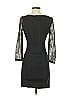 Catherine Malandrino 100% Polyester Houndstooth Black Cocktail Dress Size P (petite) - photo 2