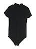 Beautees Solid Black Short Sleeve Onesie Size 7 - photo 2