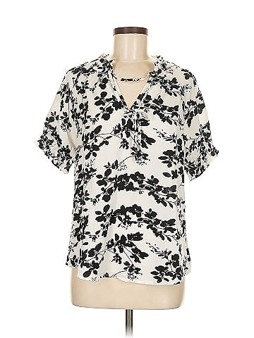 Allegra K Short Sleeve Blouse (view 1)