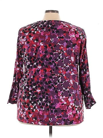 Liz & Me 3/4 Sleeve Blouse (view 2)