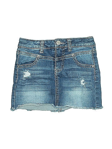 Hippie Girl Denim Skirt (view 1)