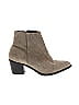 ABLE Local + Global Gray Tan Ankle Boots Size 8 - photo 1