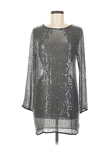 Haute Hippie Long Sleeve Silk Top (view 1)