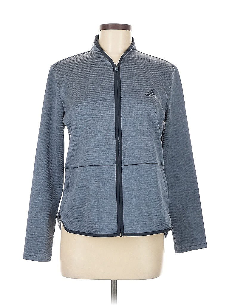 Click to view more detailed imagery on our partner's website Pre-owned Adidas Originals Cardigan Sweater In Blue