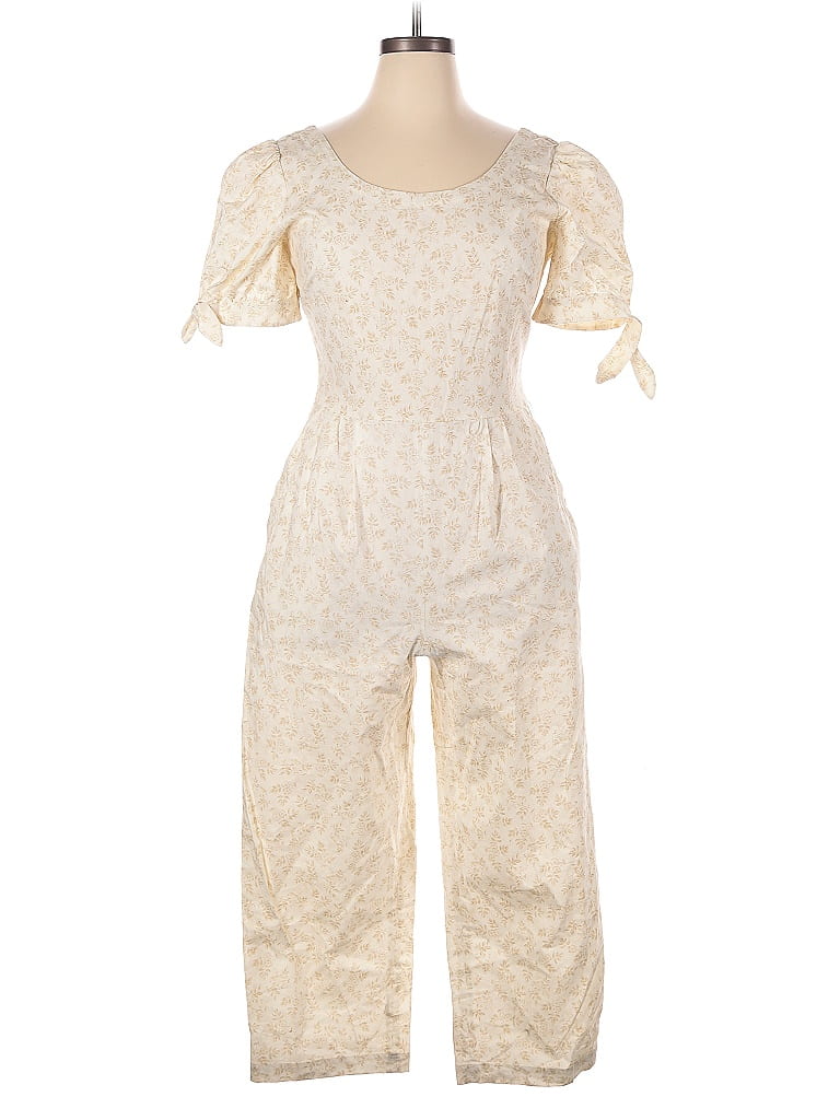 Gala Glam Watercolor Jumpsuit in Green Curves main image 0
