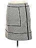 Amanda + Chelsea Houndstooth Gray Casual Skirt Size 6 - photo 2