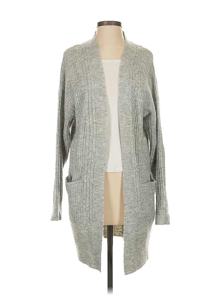 Click to view more detailed imagery on our partner's website Pre-owned Joan Vass Cardigan Sweater In Gray