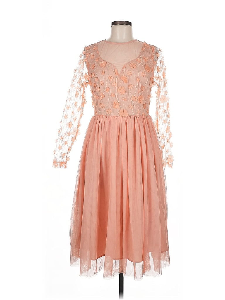 Pre-owned Shein Cocktail Dress In Orange
