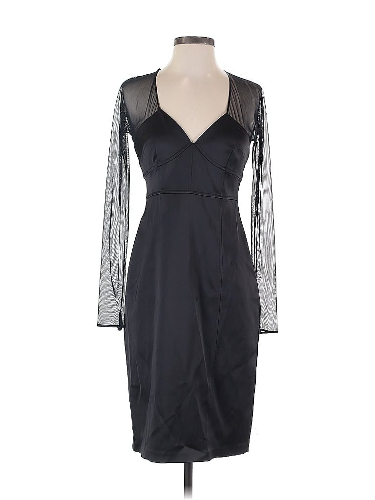 Pre-owned David Meister Cocktail Dress In Black
